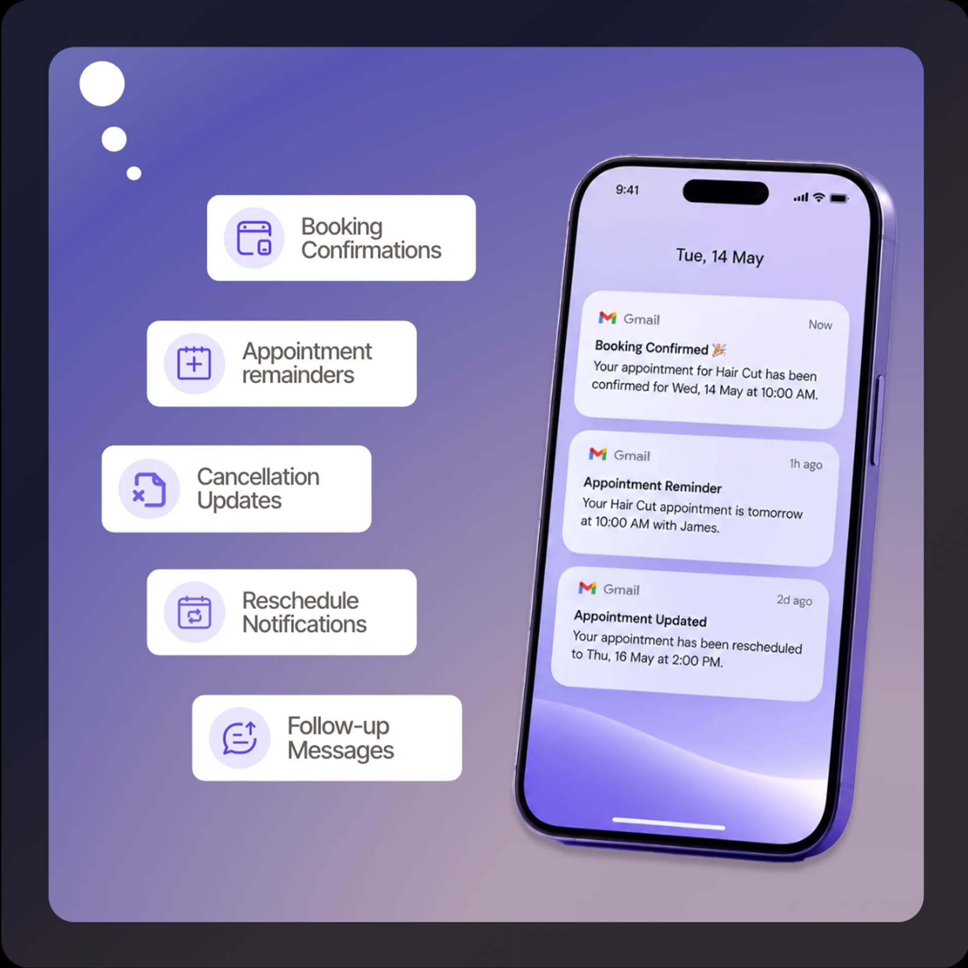 Keep Clients and Owner Informed Automatically